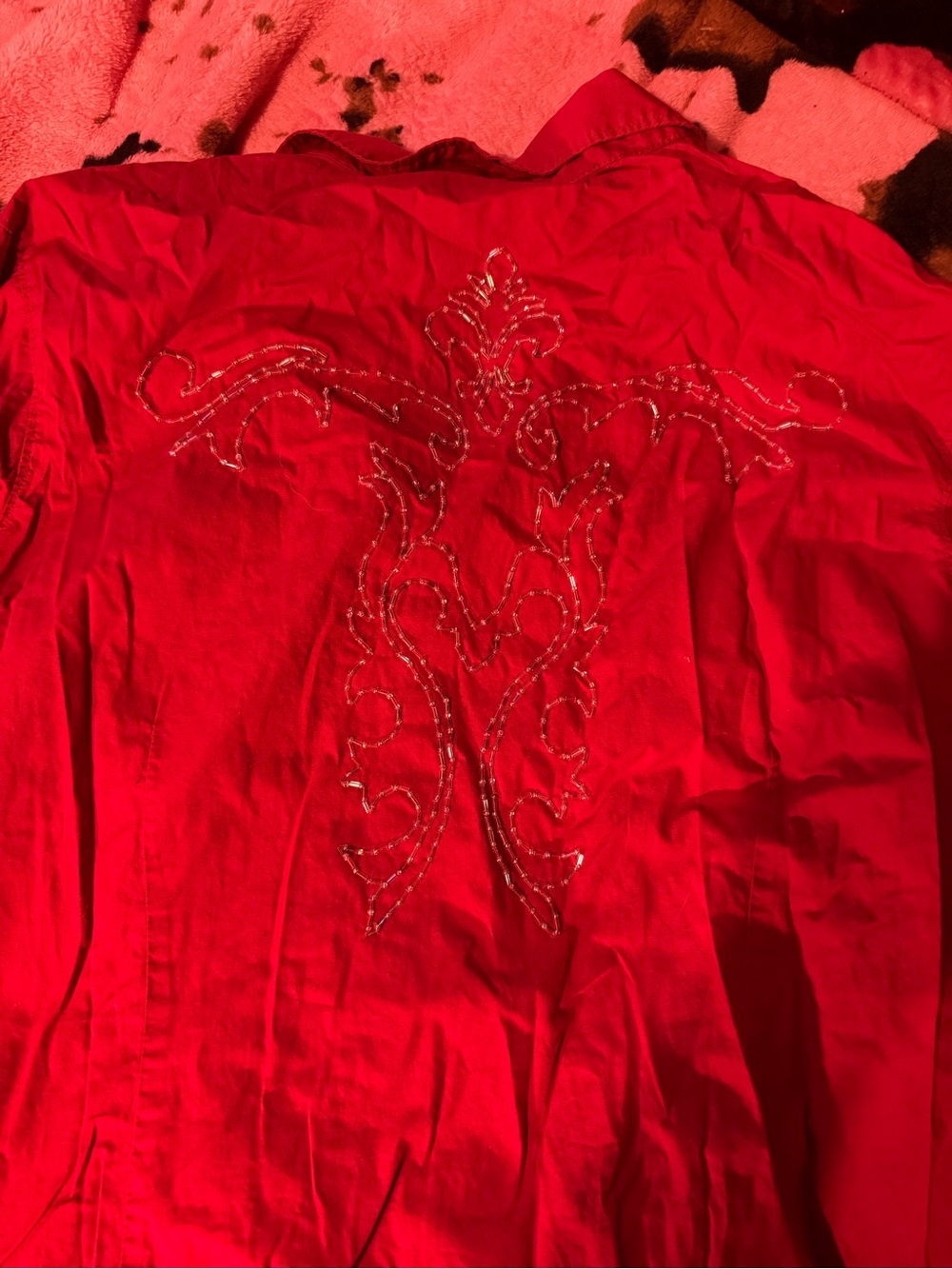 Ariat Red Snap-Front Western Shirt